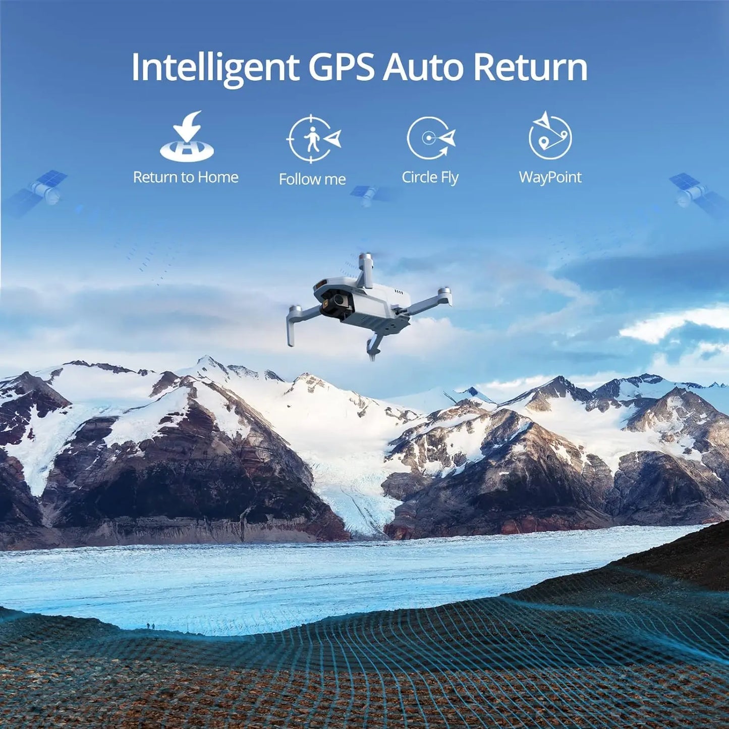 Potensic Atom SE GPS Drone With Auto Return And Gimbal
