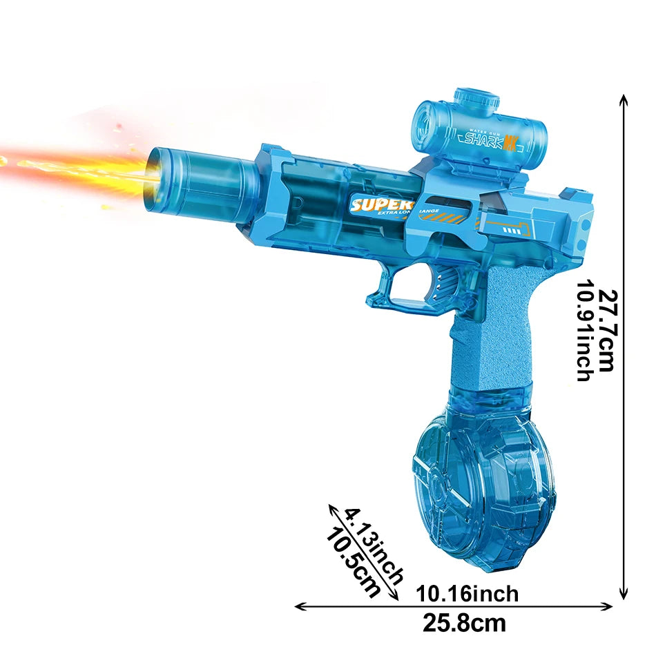 Huiqibao Toys Electric Pulse Water Gun With Flashing Sensor Light