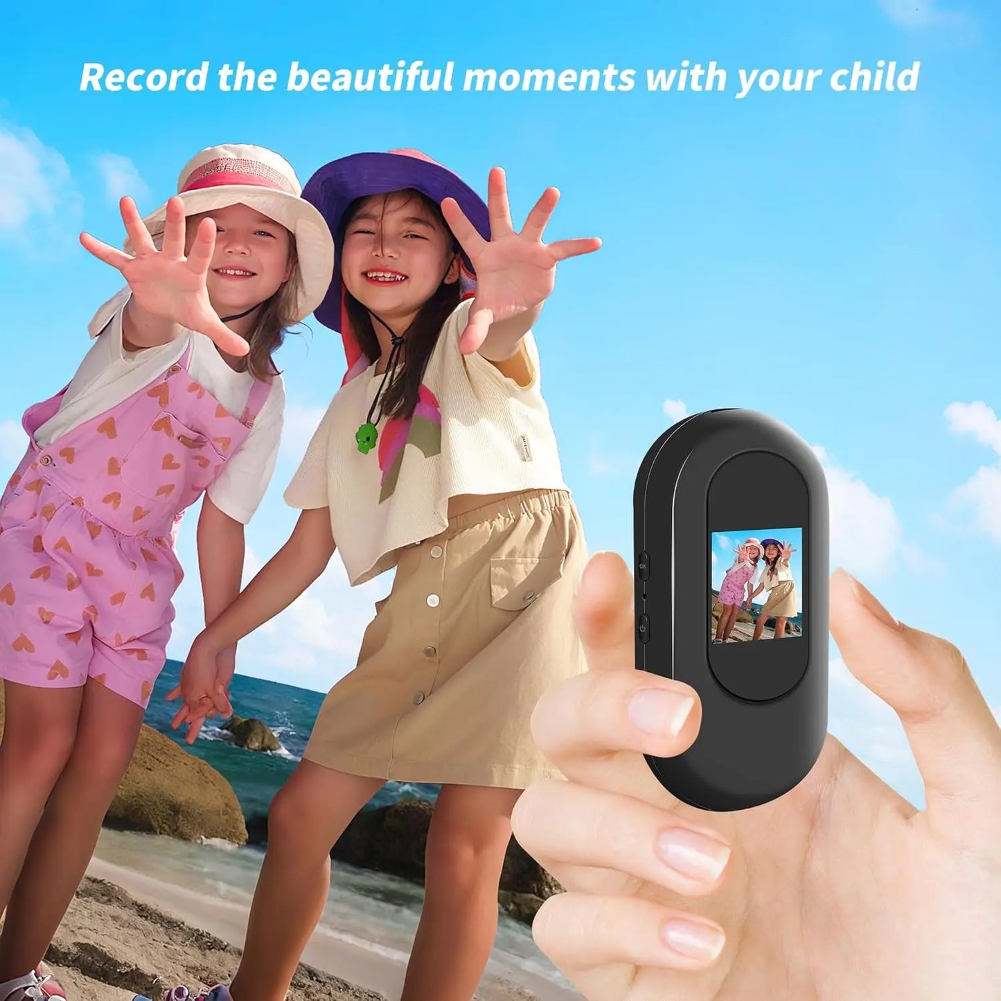 Mini 1080P Body Camera With 64GB Storage And Rotating Clip