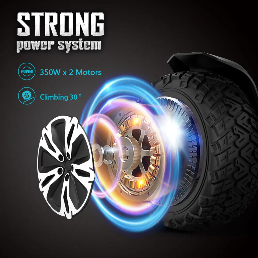 Warrior Off-Road Self-Balancing Scooter 350W Motors LED Lights