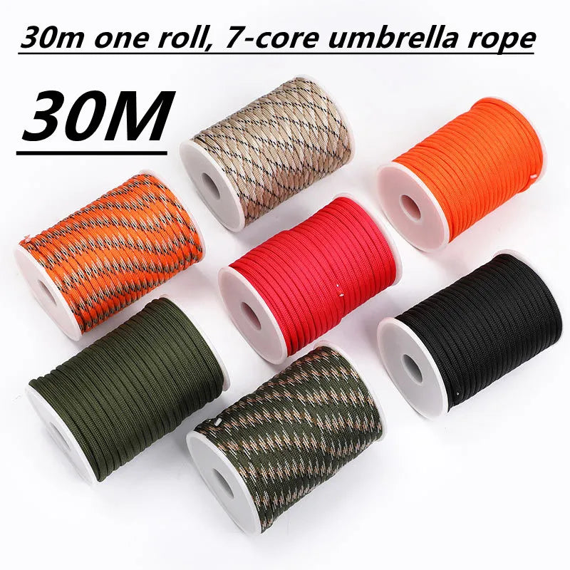 XGFY 7-Core Paracord 550 Survival Rope Kit For Outdoor Use
