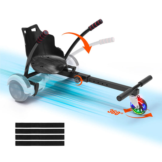 SucceBuy Hoverboard Seat Attachment For Kids 220 Lbs Load Capacity
