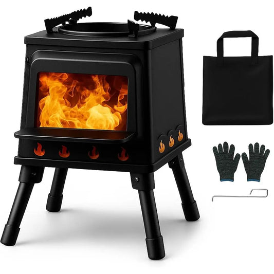 Portable Wood Burning Camp Stove for Backpacking and Camping