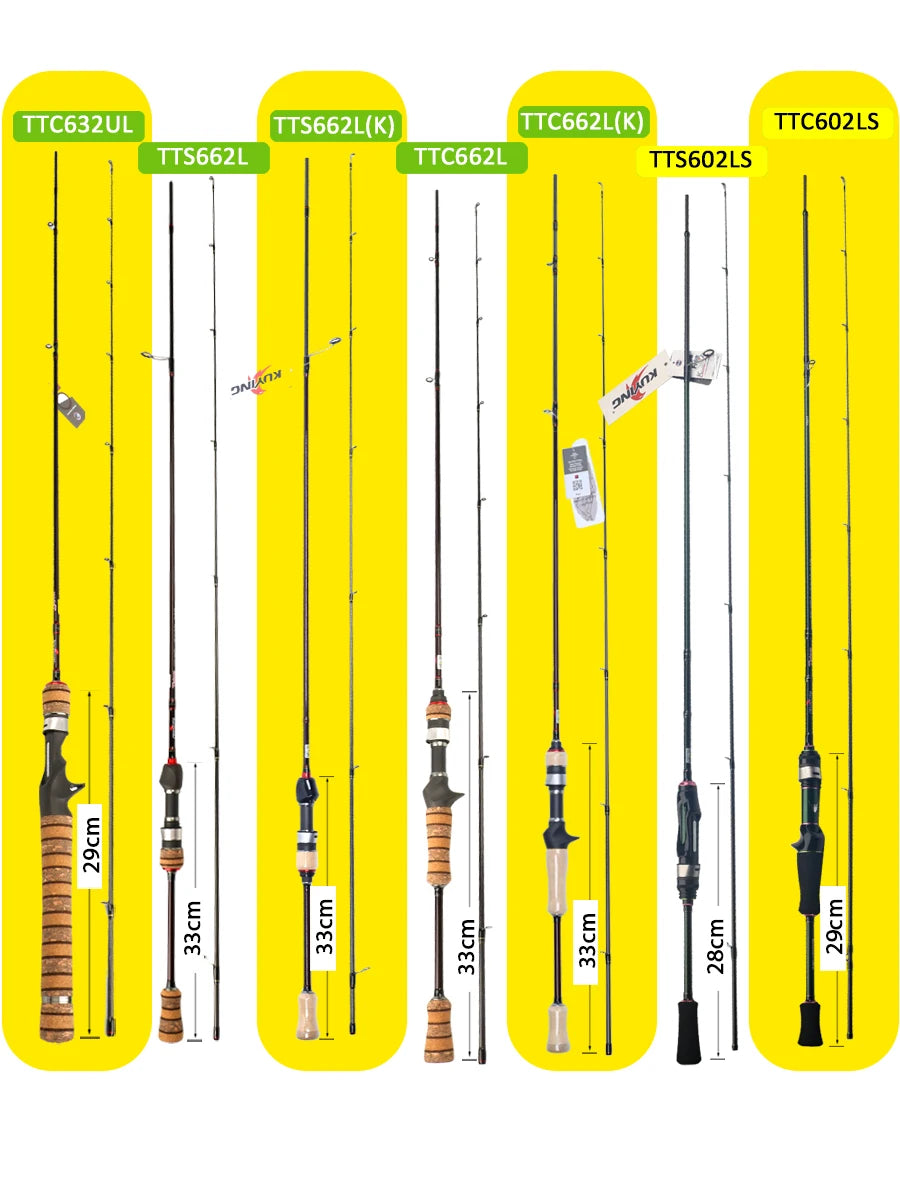 Kuying Lure Rod Baitcasting Rod River Stream Carbon