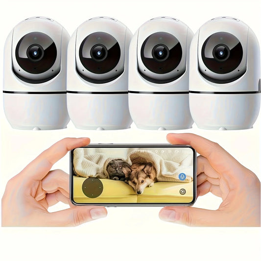 4MP Indoor Security Camera DualBand WiFi Pan Tilt For Home Surveillance