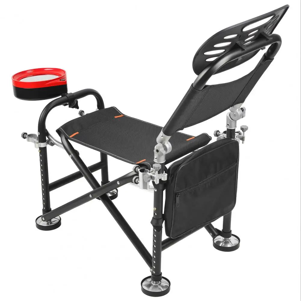 13 Gear Rise Fall 21cm Adjustable Fishing Chair With Backrest