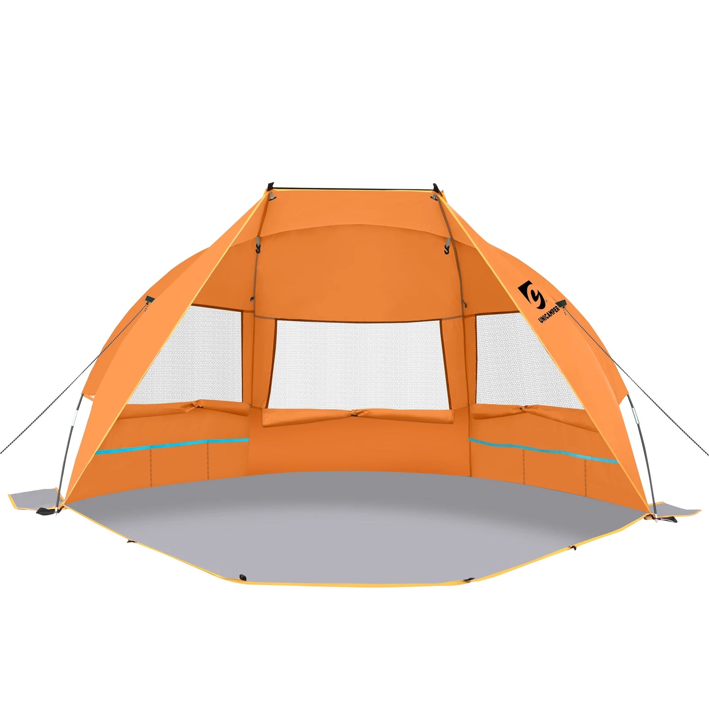Unp Beach Tent 3-Person Sun Shelter UPF 50+ Waterproof Floor
