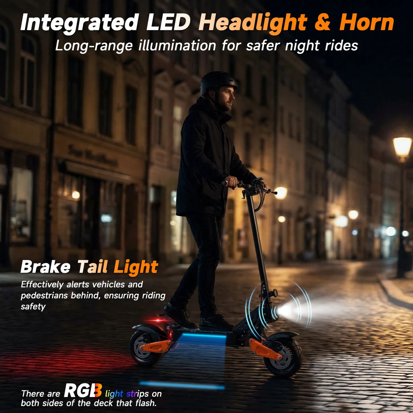 AOVOPRO G67 Off-Road Electric Scooter With Dual Suspension