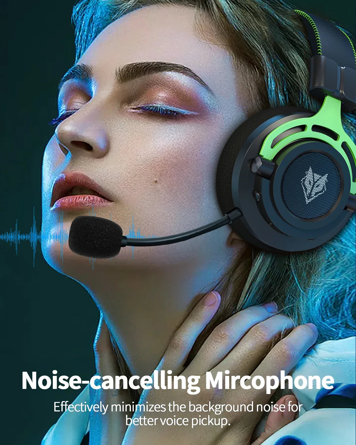 NUBWO G03 Wireless Gaming Headset With Dongle And Mic