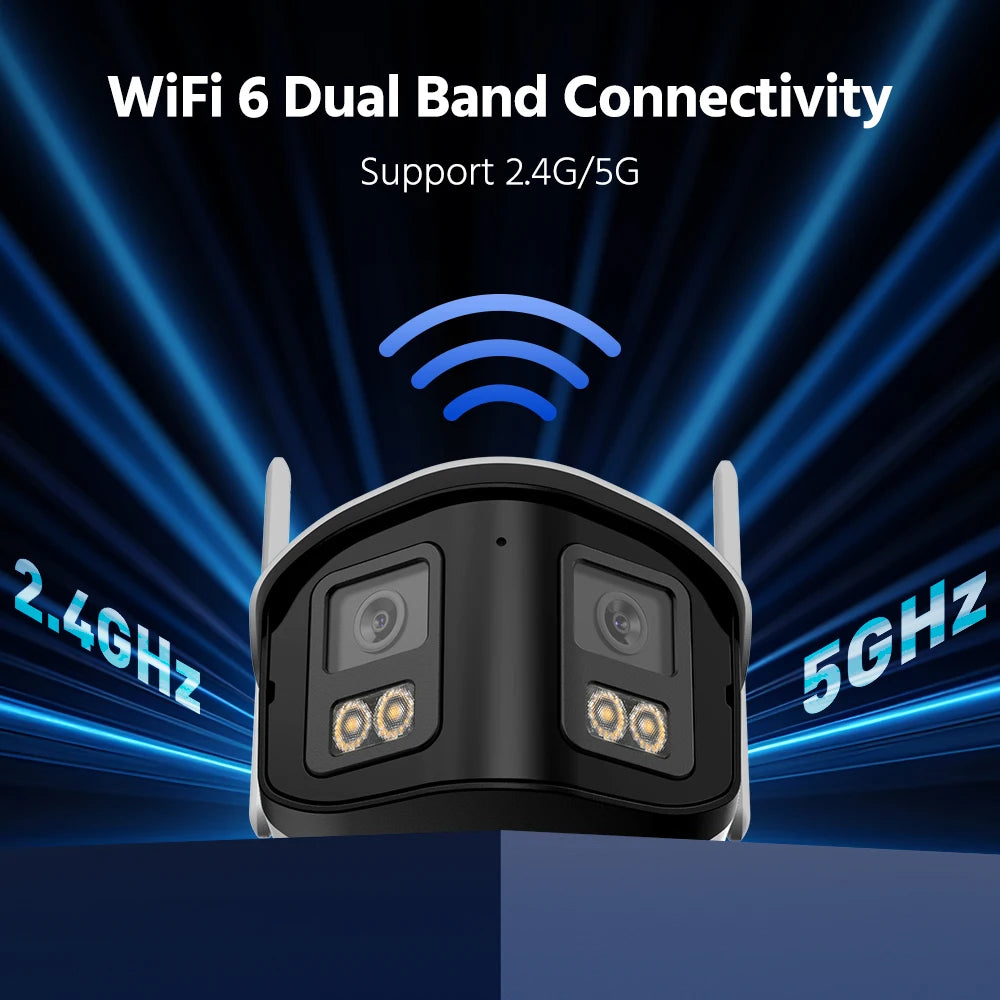 ANNKE 4MP Dual Lens WiFi Security Camera Outdoor Night Vision
