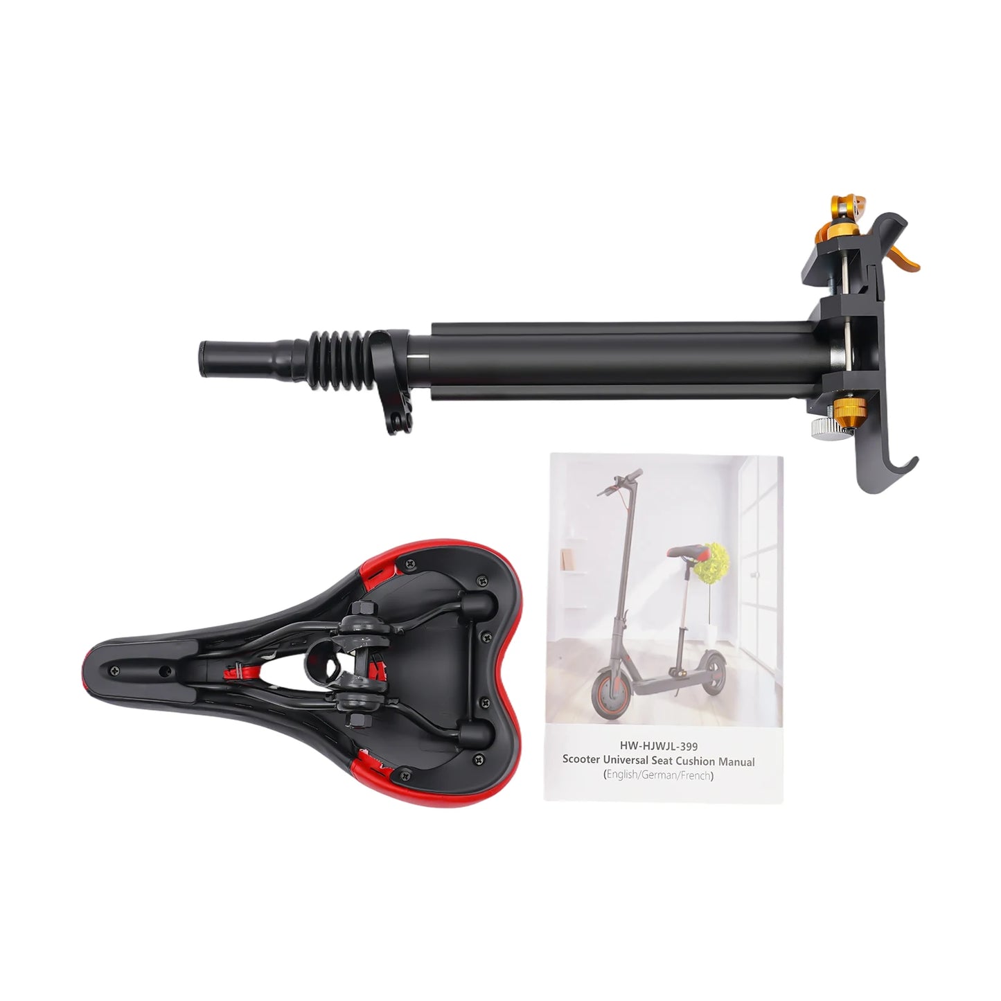 Adjustable Scooter Seat for M365 Pro Folding Ergonomic PU Cushion