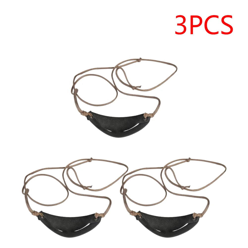 1-5Pcs New Handmade Leather Shepherd Sling Pouch Old-Fashioned Slingshot for Outdoor Sports Camping Shooting Hunting Accessories