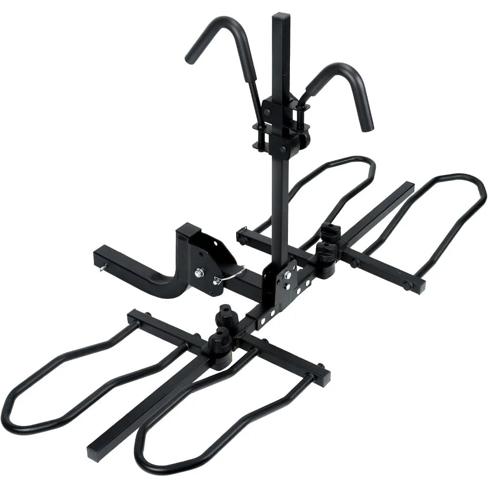 XCAR Foldable Hitch Mount Platform Carrier For 2 Bicycles