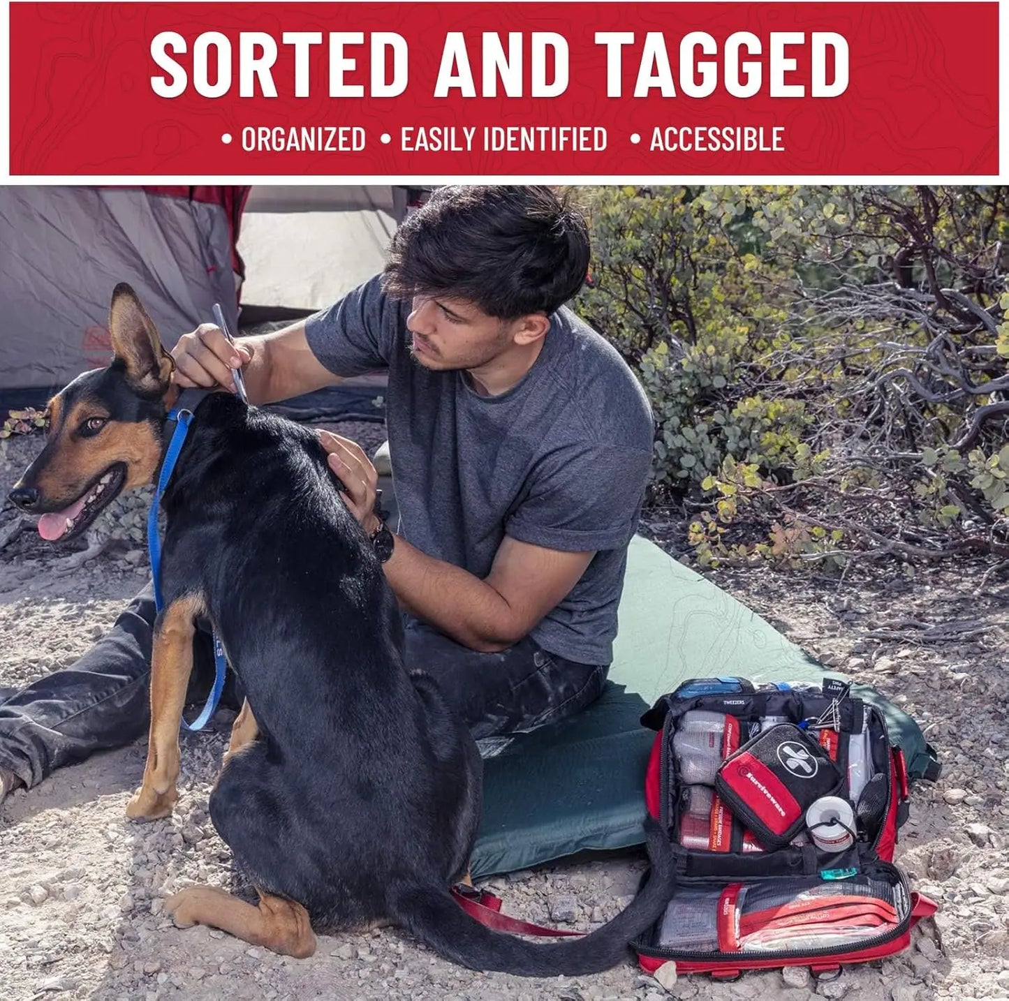 Premium Survival First Aid Kit For Travel And Outdoor Emergencies