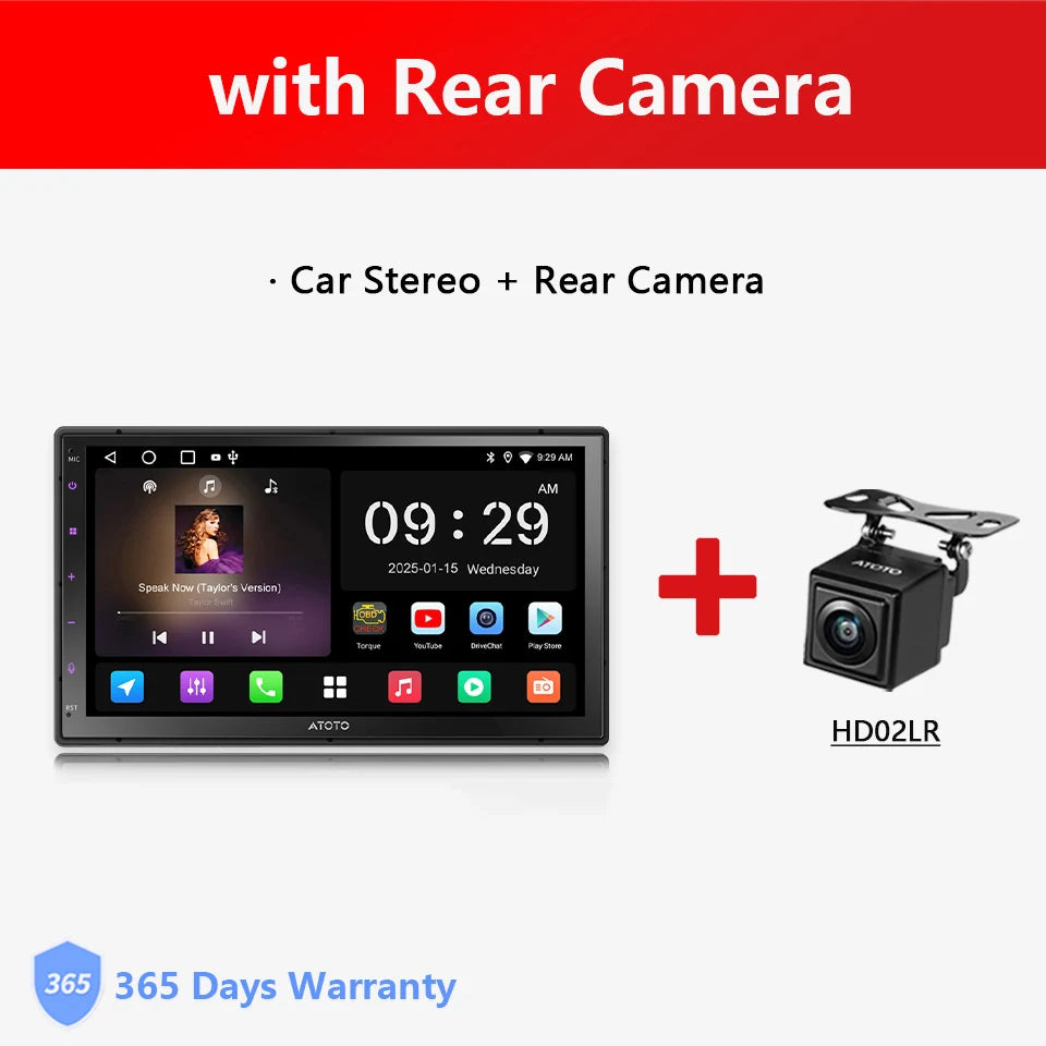 Atoto Android Car Multimedia Player With CarPlay Android Auto Bluetooth