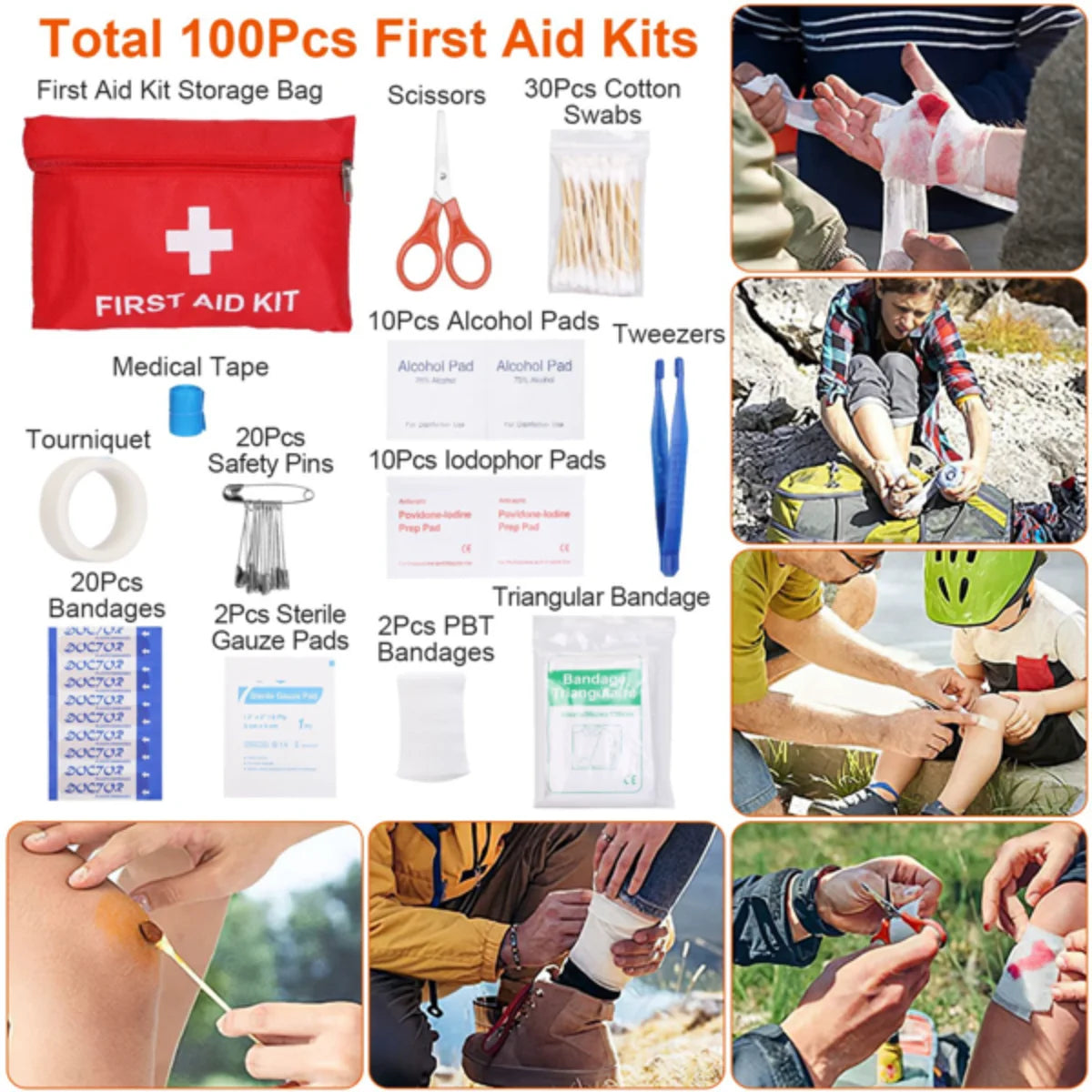125 In 1 Survival Kit With First Aid Gear