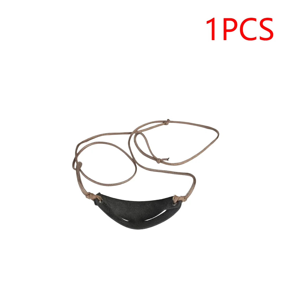1-5Pcs New Handmade Leather Shepherd Sling Pouch Old-Fashioned Slingshot for Outdoor Sports Camping Shooting Hunting Accessories