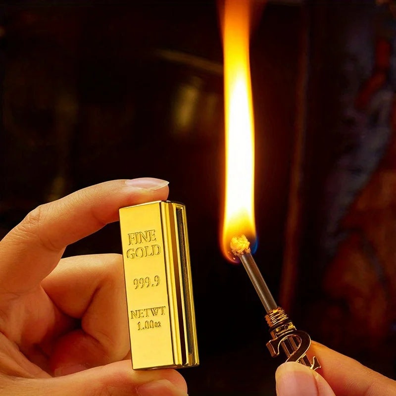 TopFlames Windproof Multi Function Metal Oil Lighter For Camping