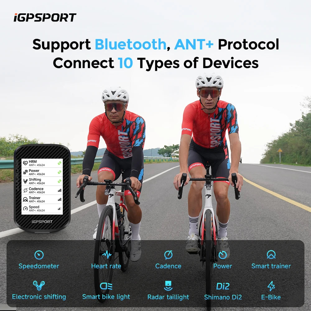 iGPSPORT BSC300T Touchscreen Bike Computer With Global Map