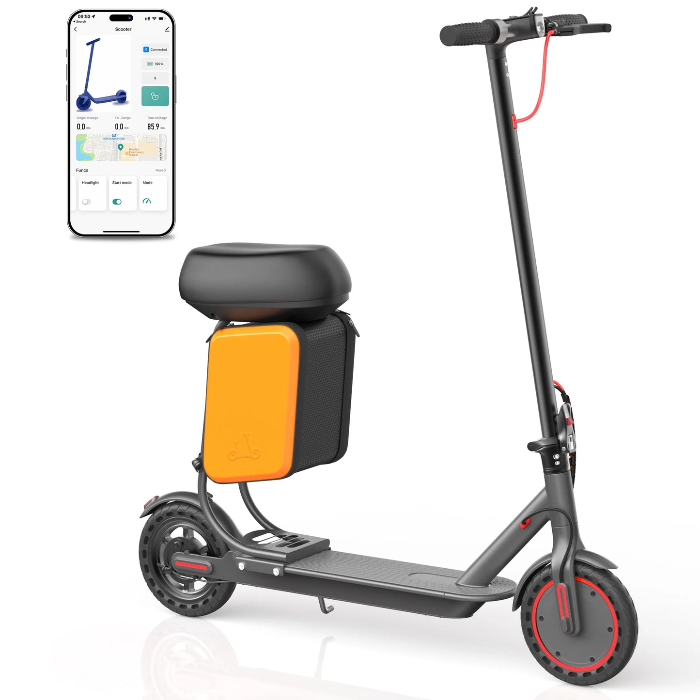 Ladped LP60 Electric Scooter 350W Motor 36V 5.2Ah Battery Removable Seat