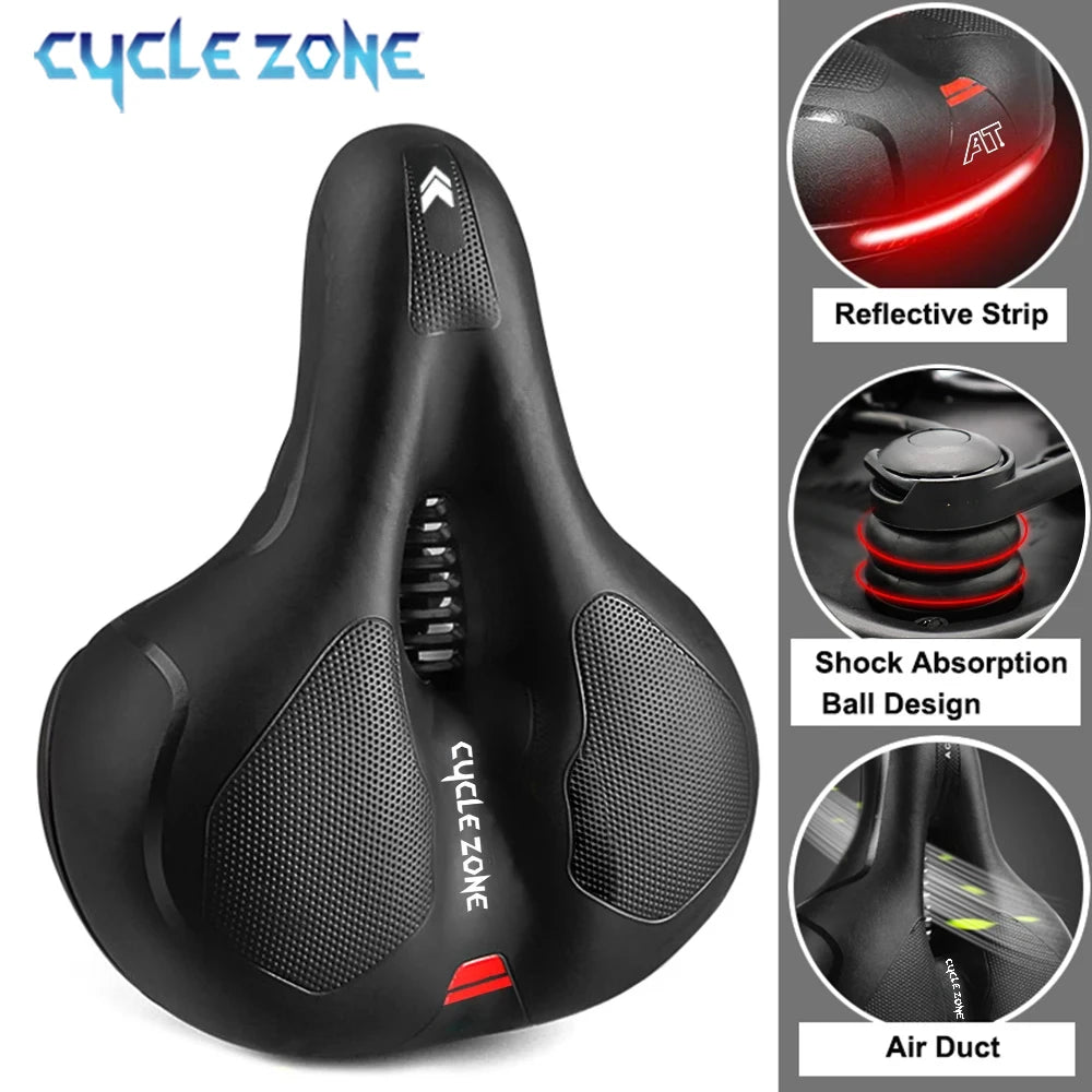 Breathable Hollow Bicycle Saddle for MTB and Road Bikes