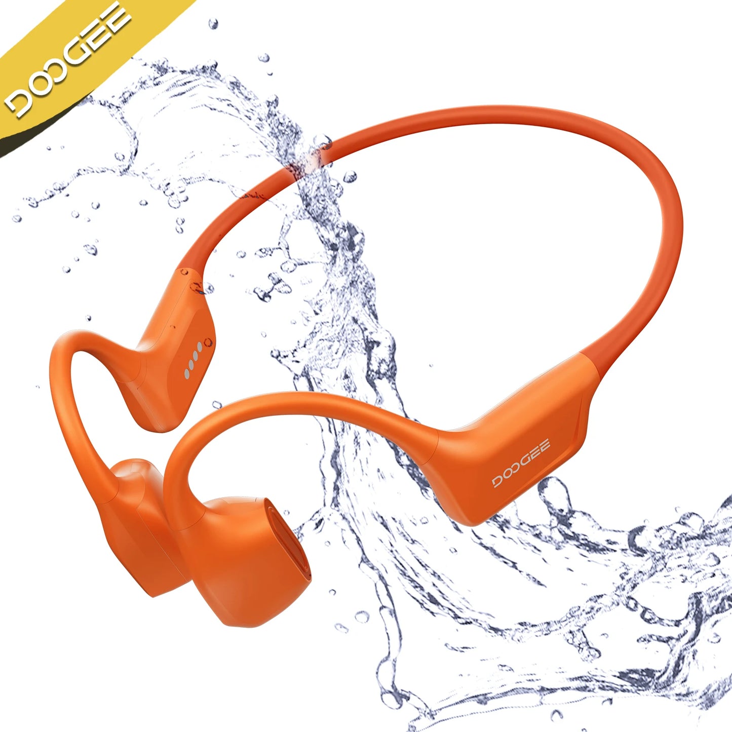 DOOGEE BoneAir Swim Bone Conduction Headphones Bluetooth 5.4 IP68 Waterproof