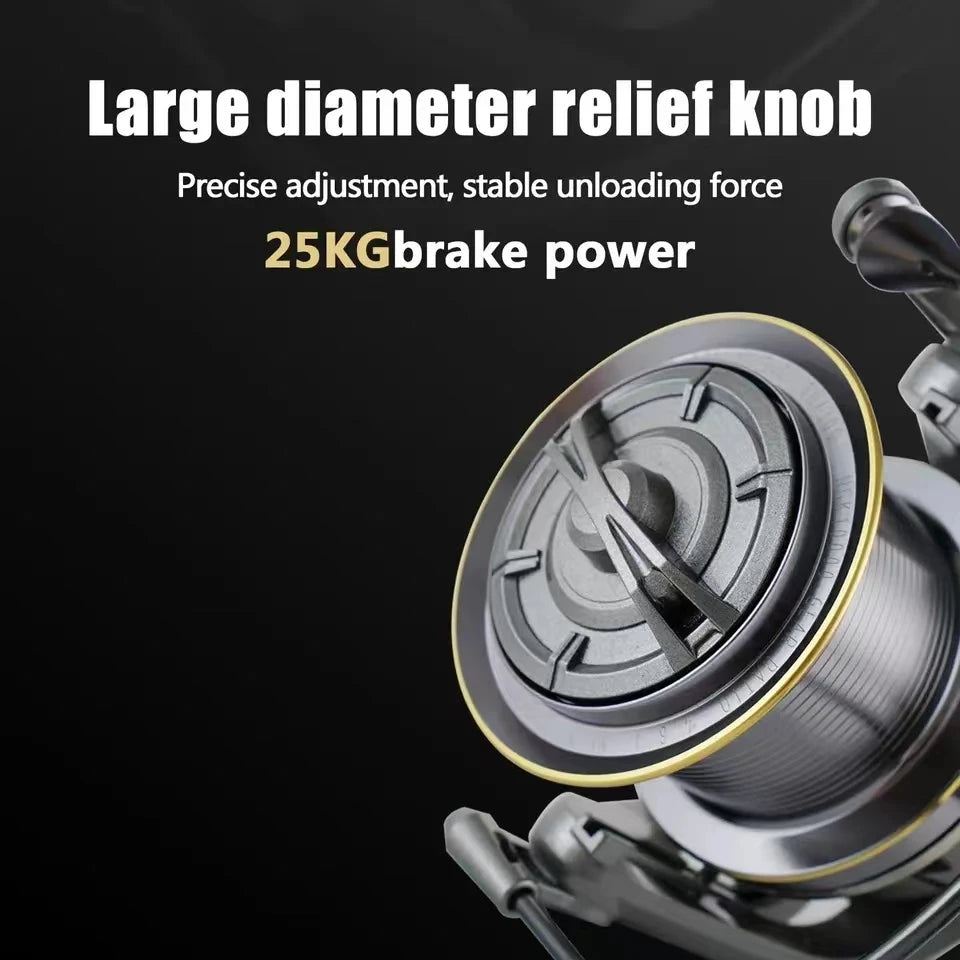 Stainless Steel Bearing Spinning Fishing Reel Saltwater Drag