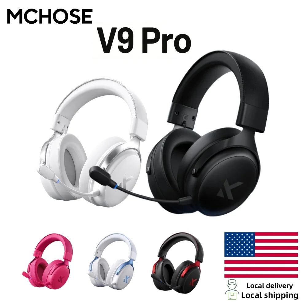 MCHOSE V9 Pro Wireless Gaming Headset PS5 7.1 Surround Sound