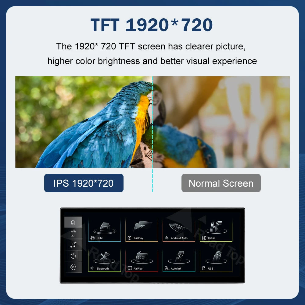 Road Top Multimedia Touch Screen Display For Audi Wireless CarPlay