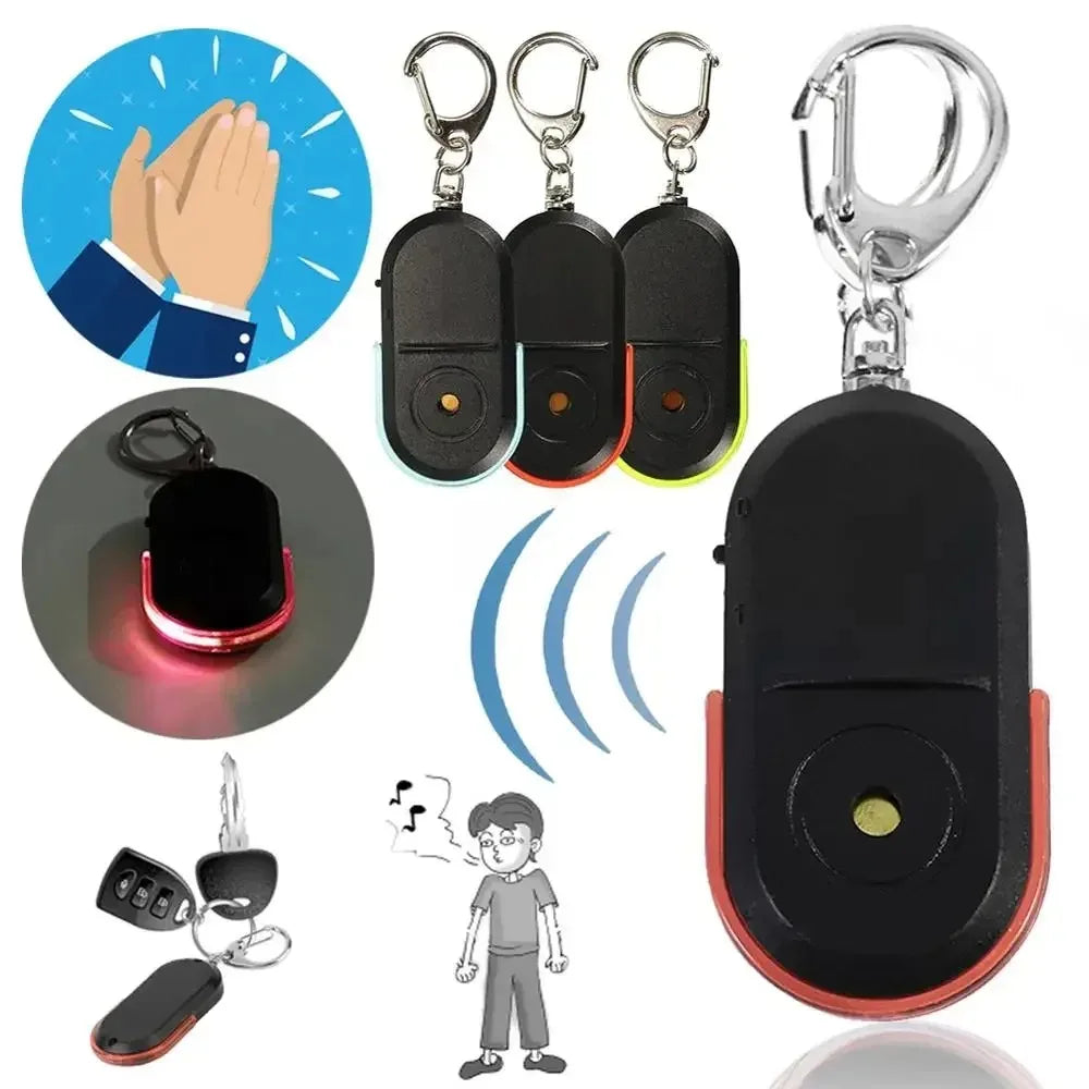 Anti Lost Alarm Key Finder Locator With LED Light Beeping