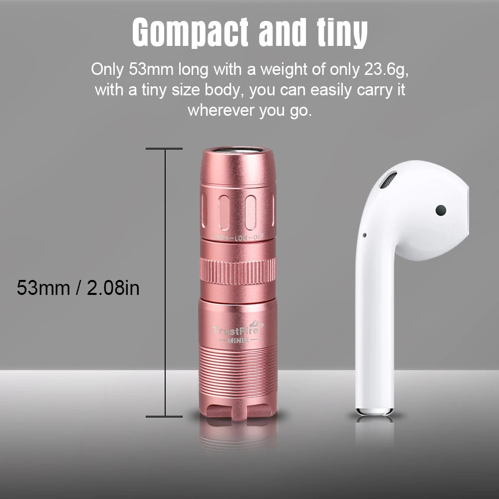TrustFire MINIE EDC Rechargeable Keychain Flashlight