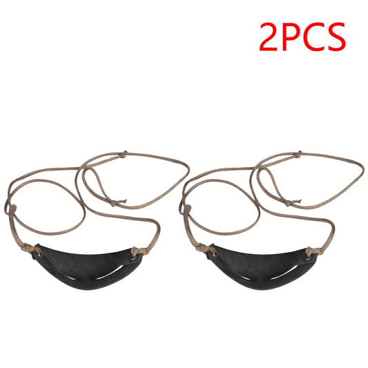 1-5Pcs New Handmade Leather Shepherd Sling Pouch Old-Fashioned Slingshot for Outdoor Sports Camping Shooting Hunting Accessories