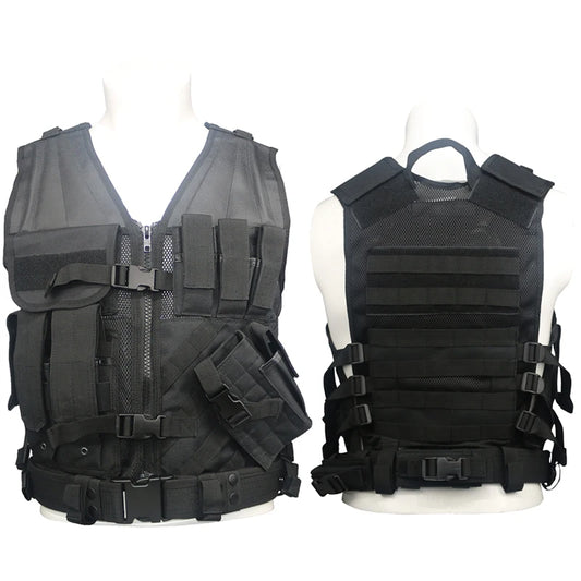 Military Tactical Vest Quick Removal Plate Carrier For Airsoft