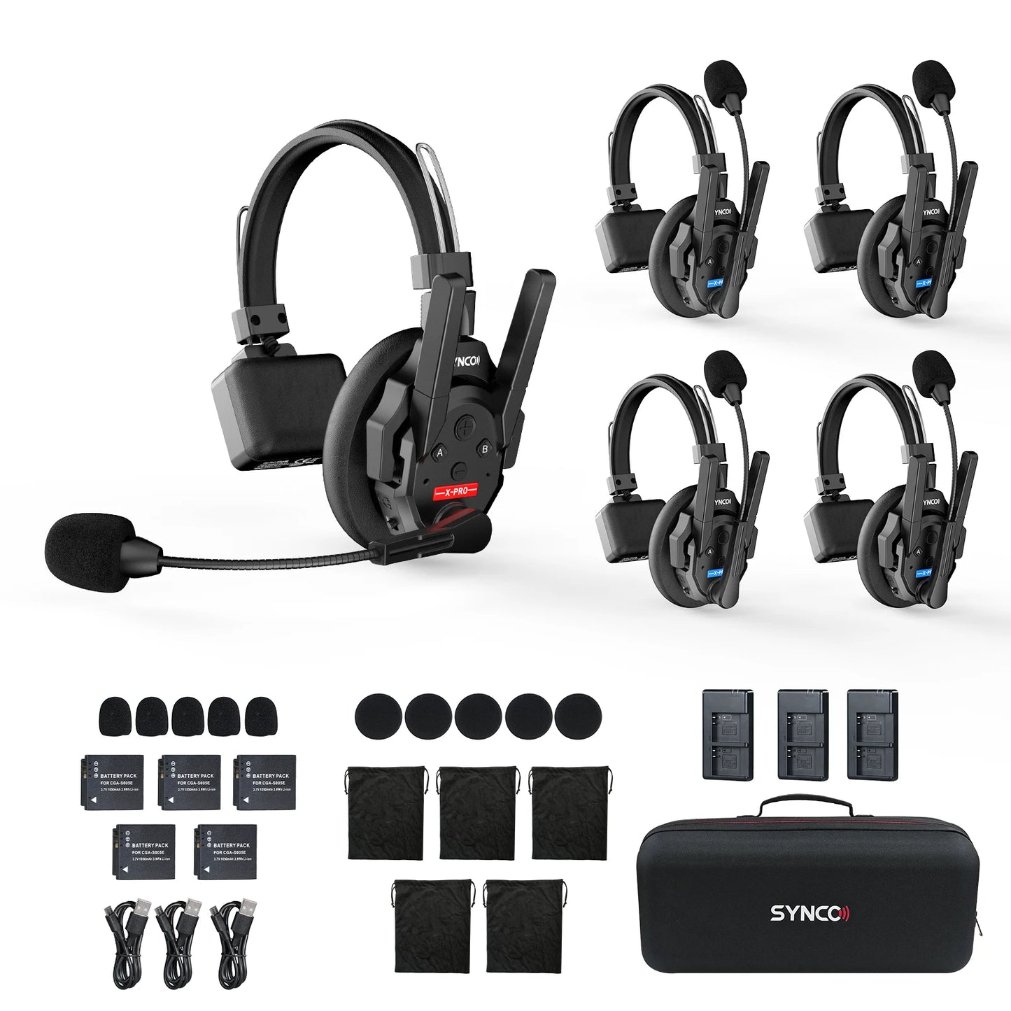 SYNCO XTALK XPRO5 Wireless Intercom Headset