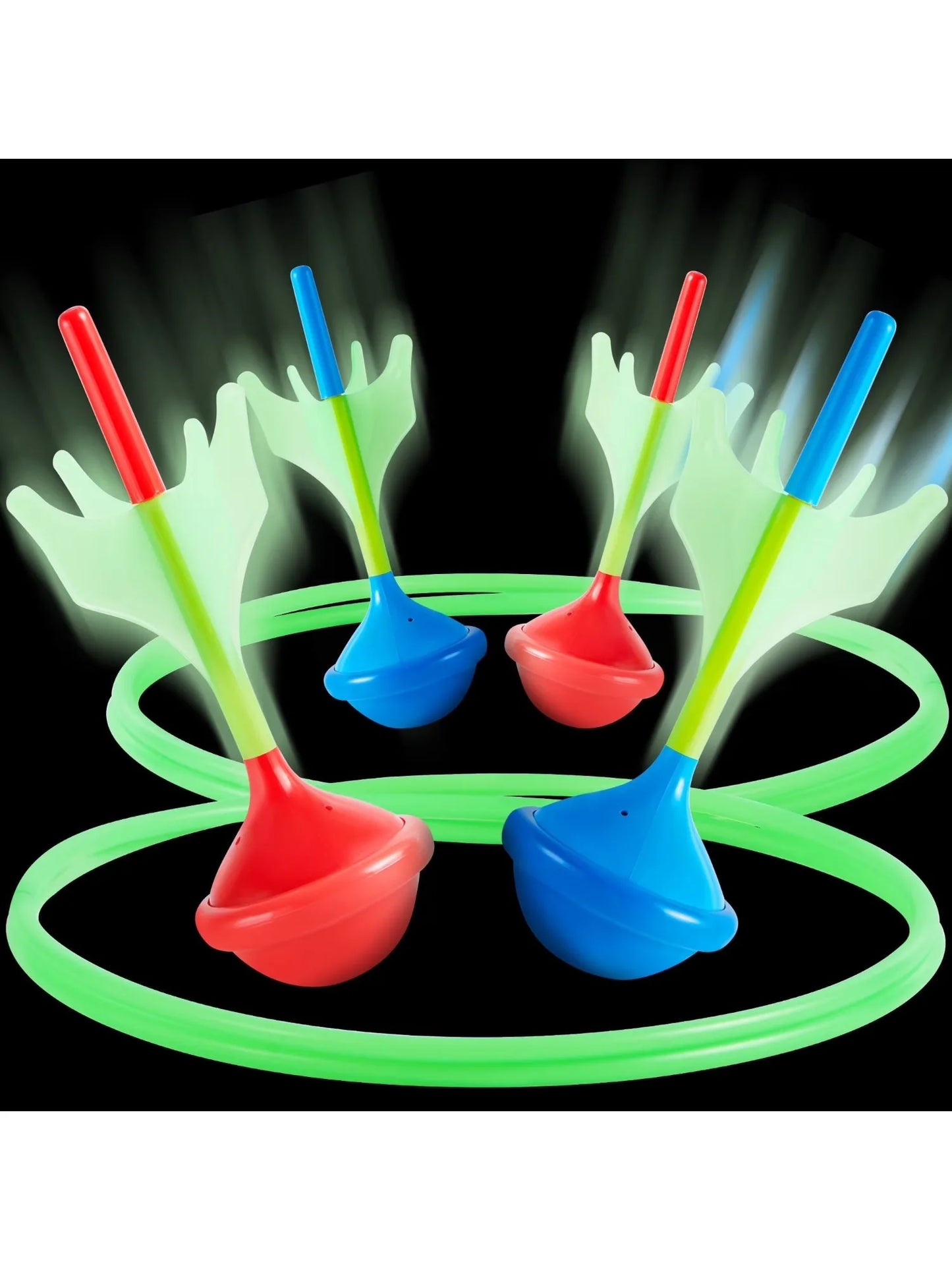 Joyfy Glow In The Dark Lawn Darts Set For Kids And Adults
