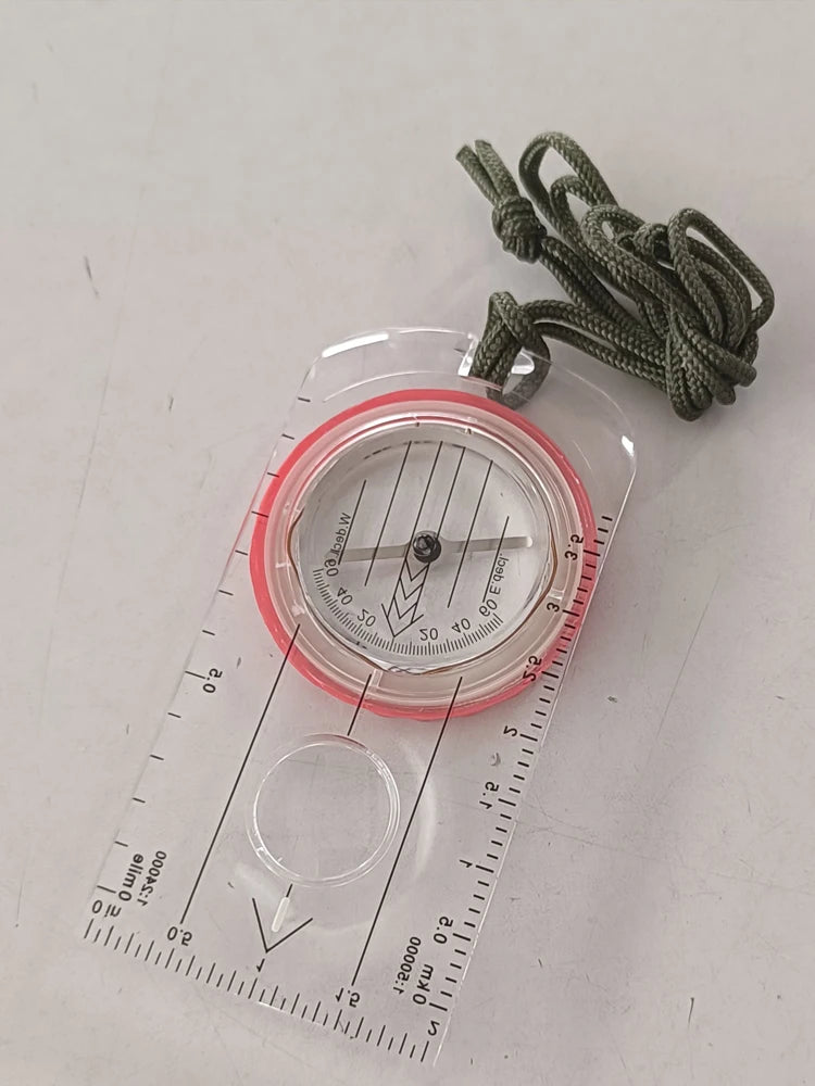 Luminous Expedition Compass, Shockproof Outdoor Navigation For Hiking And Survival