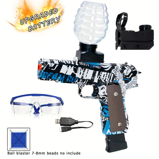 Hign-Concerned Electric Blaster Pistol Toy Auto Splatter Gun