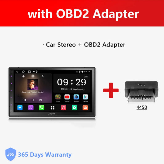 Atoto Android Car Multimedia Player With CarPlay Android Auto Bluetooth