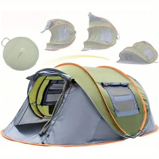 Waterproof Pop Up Camping Tent With Two Durable Doors