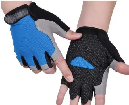 Anti Slip Breathable Half Finger Cycling Gloves For Men Women