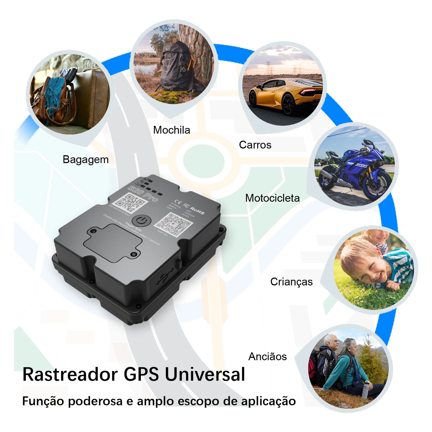 TrackerOne GPS Tracker 7500mAh Battery 4G Real Time Location Warranty