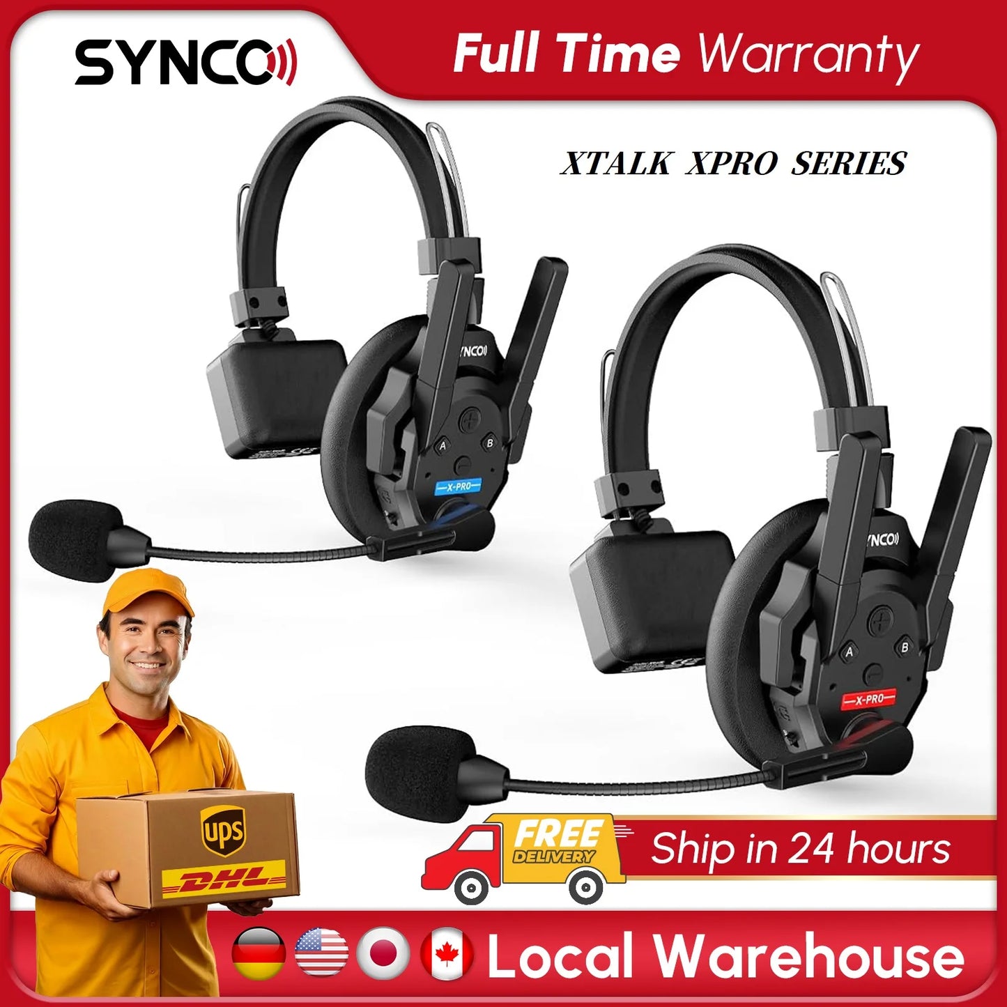 SYNCO XTALK XPRO5 Wireless Intercom Headset