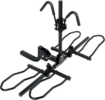 XCAR Foldable Hitch Mount Platform Carrier For 2 Bicycles