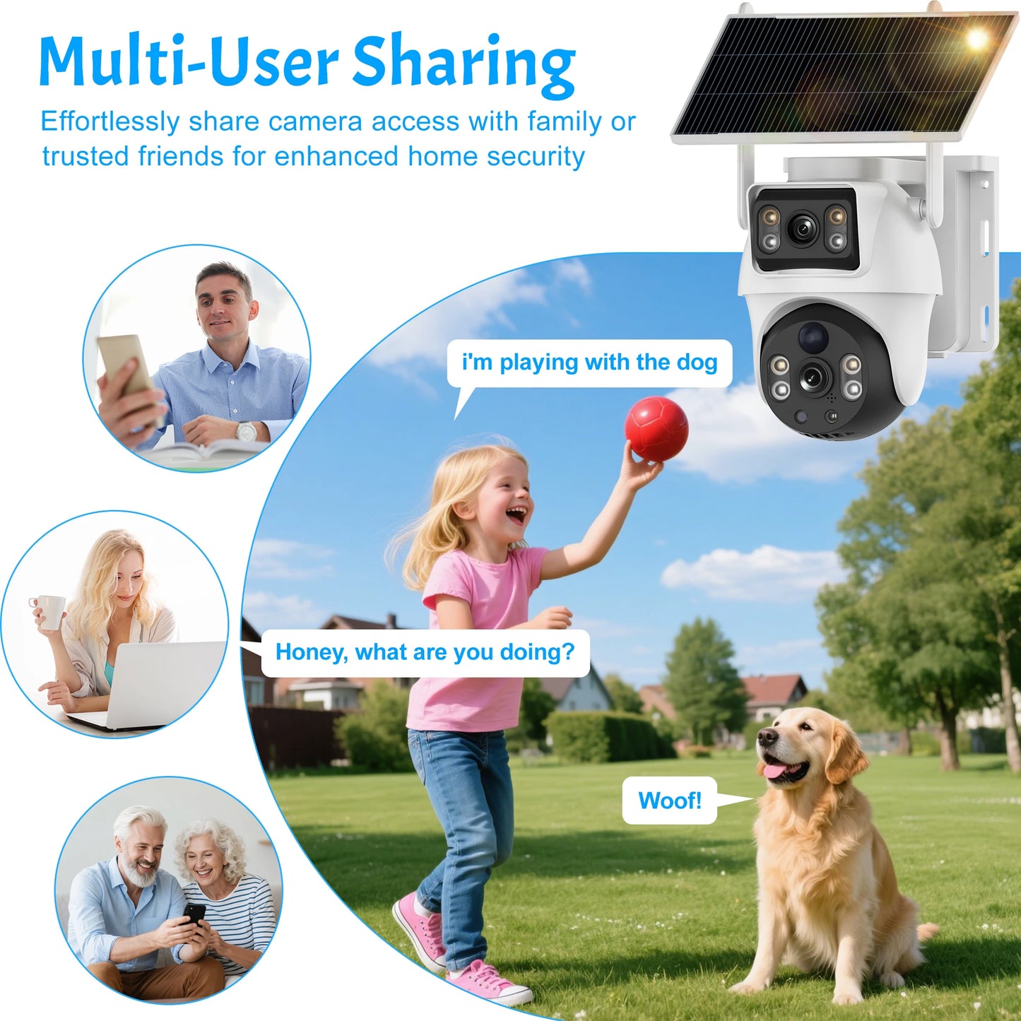 V380 Pro Dual Lens 8MP IP Camera 4G Security System