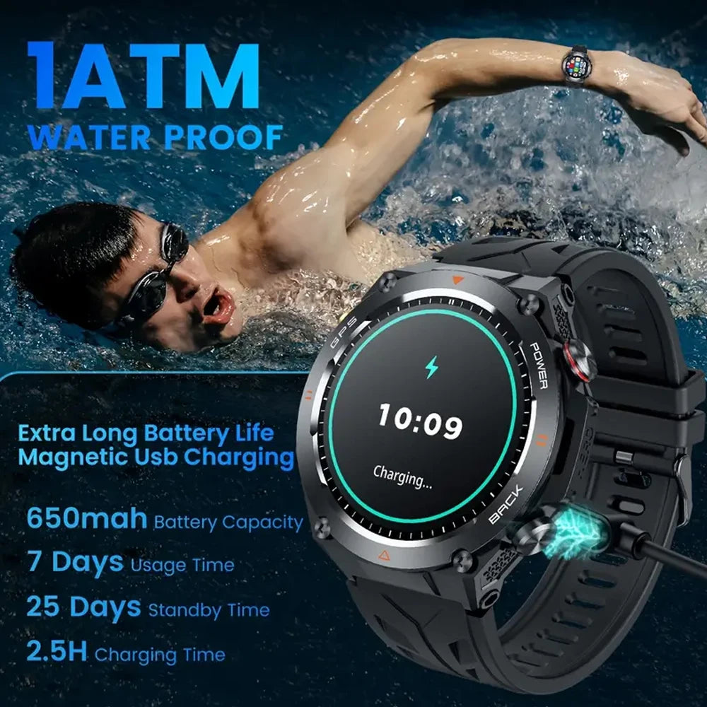 Senbono GPS Smart Watch Built In GPS Bluetooth Phone Calls