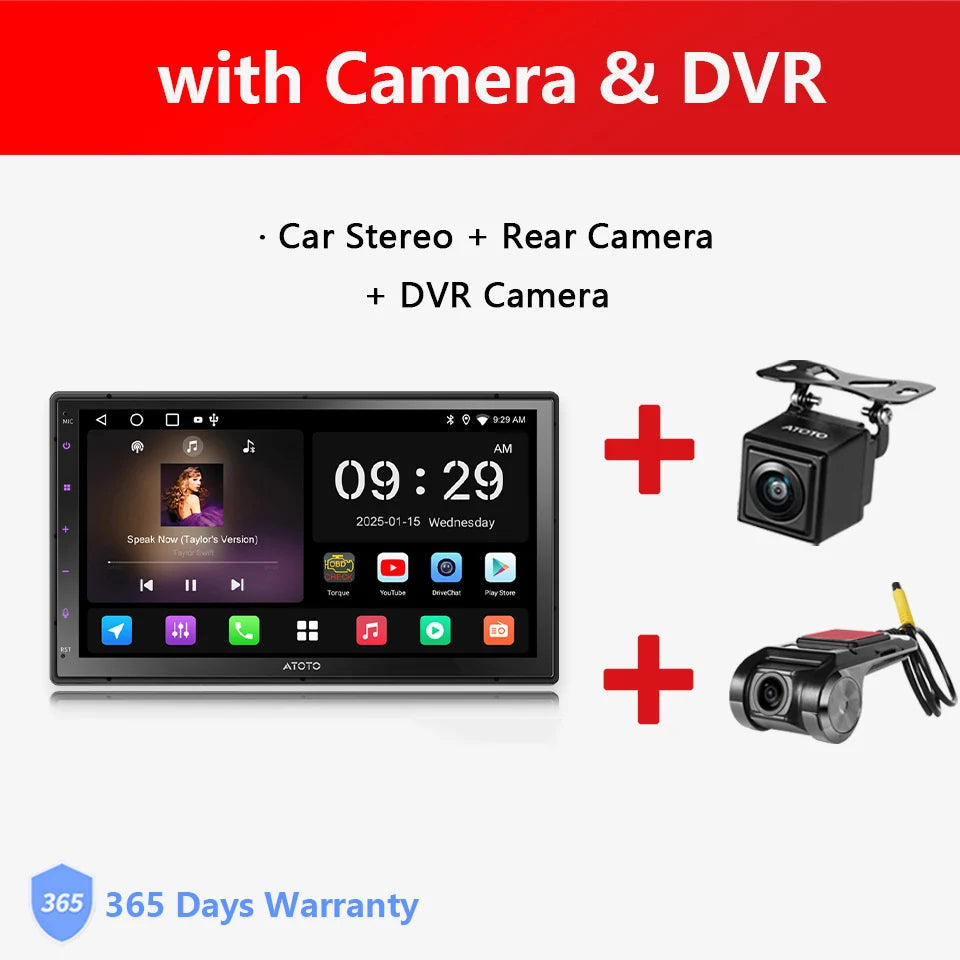 Atoto Android Car Multimedia Player With CarPlay Android Auto Bluetooth