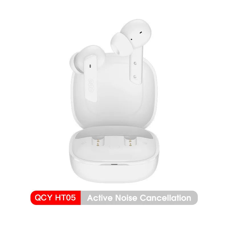 QCY HT05 ANC Wireless Earbuds With 40dB Noise Cancellation Bluetooth 5.2