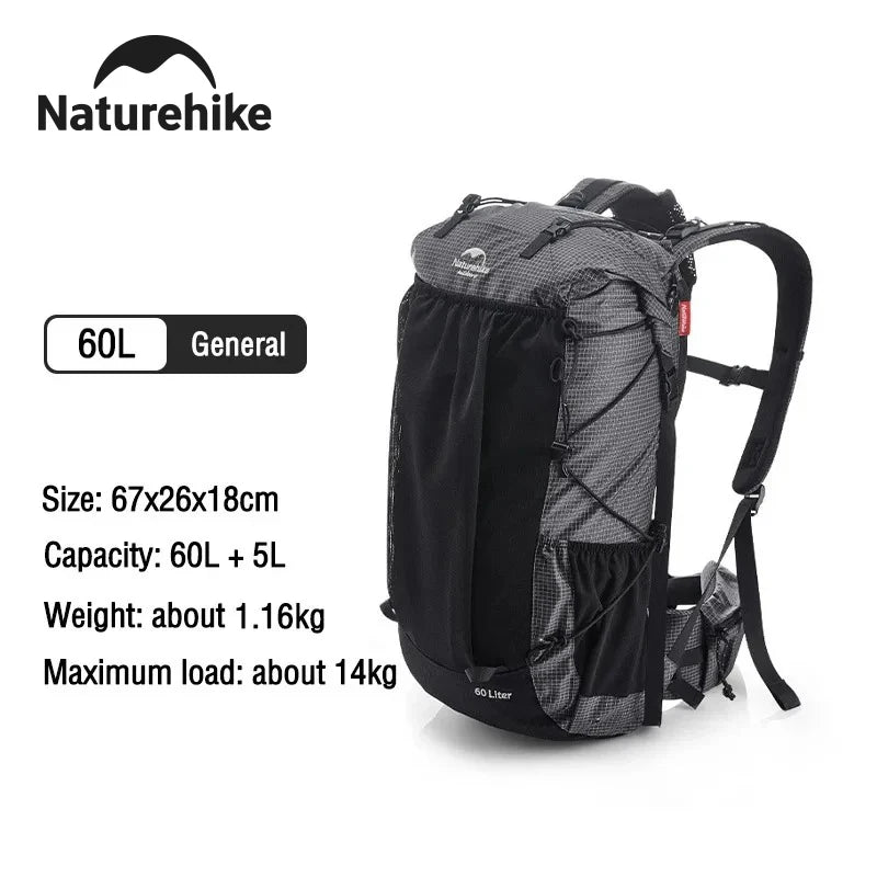 Naturehike Waterproof Mountain Backpack Hiking Travel