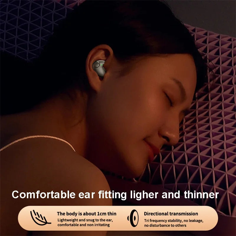 Invisible Sleep Earphones Wireless Bluetooth 5.3 Earbuds Touch Control
