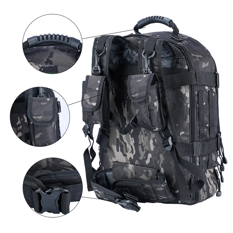 Tactical Backpack Military Daypack Molle Assault Pack for Hiking